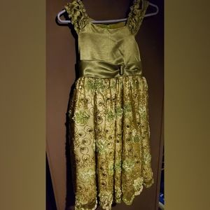 Formal Green Children's Dress